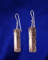 Mokume earrings